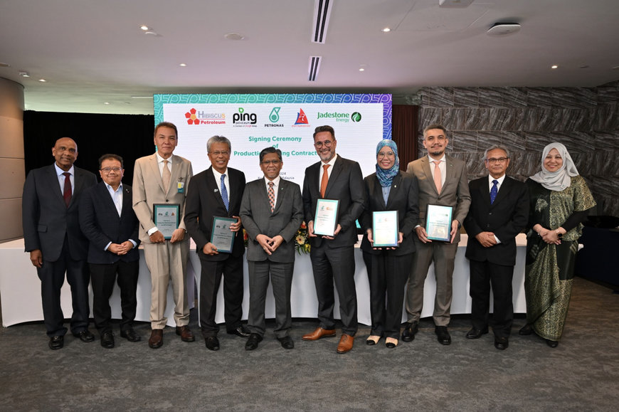 PETRONAS SIGNS THREE NEW DISCOVERED RESOURCE OPPORTUNITIES PRODUCTION SHARING CONTRACTS IN PENINSULAR MALAYSIA